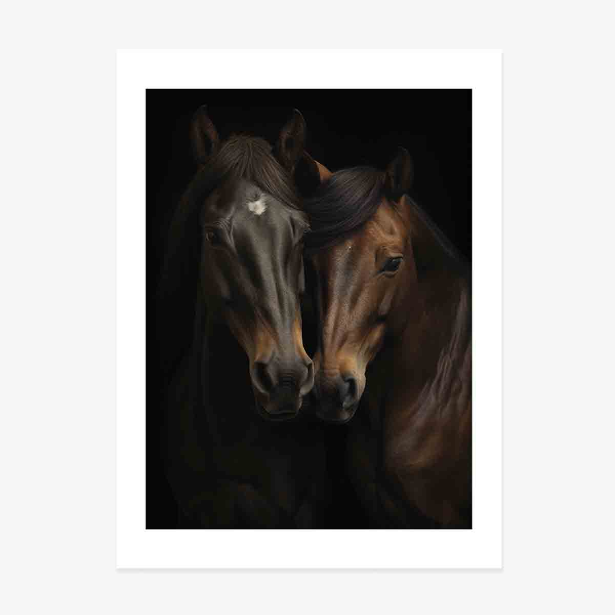Affiche « Chevaux »
