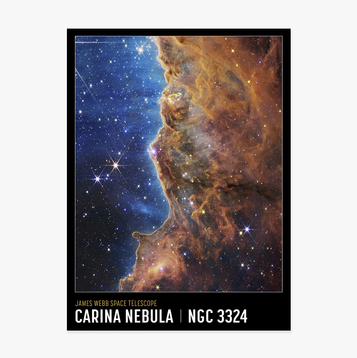 Affiche « La nébuleuse de Carina »