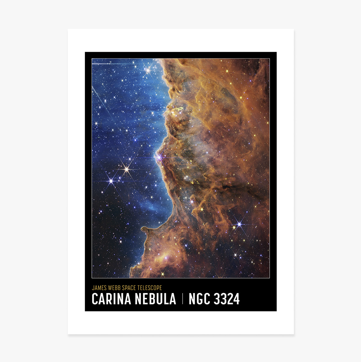 Affiche « La nébuleuse de Carina »