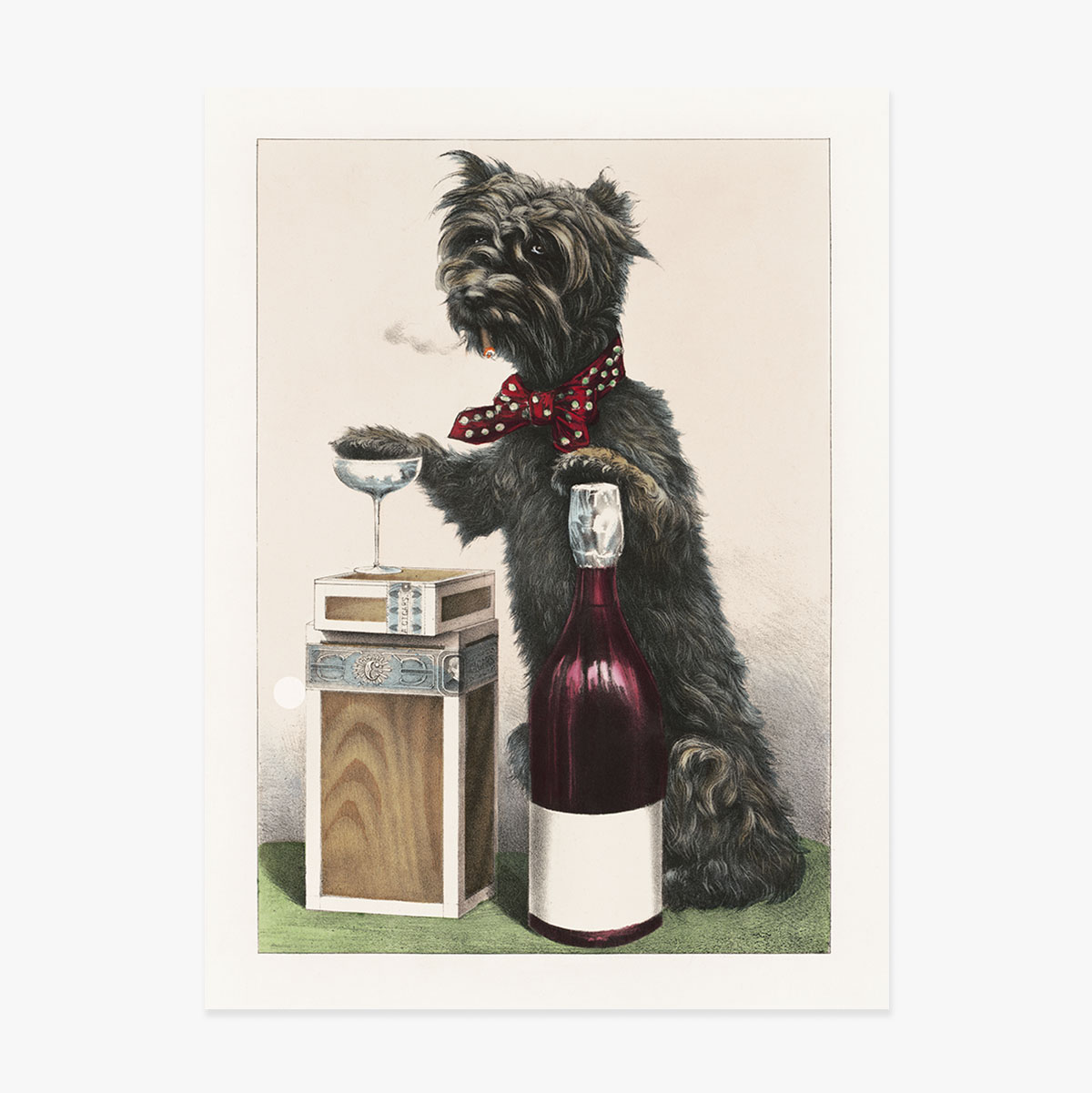 Affiche « Chien joyeux »