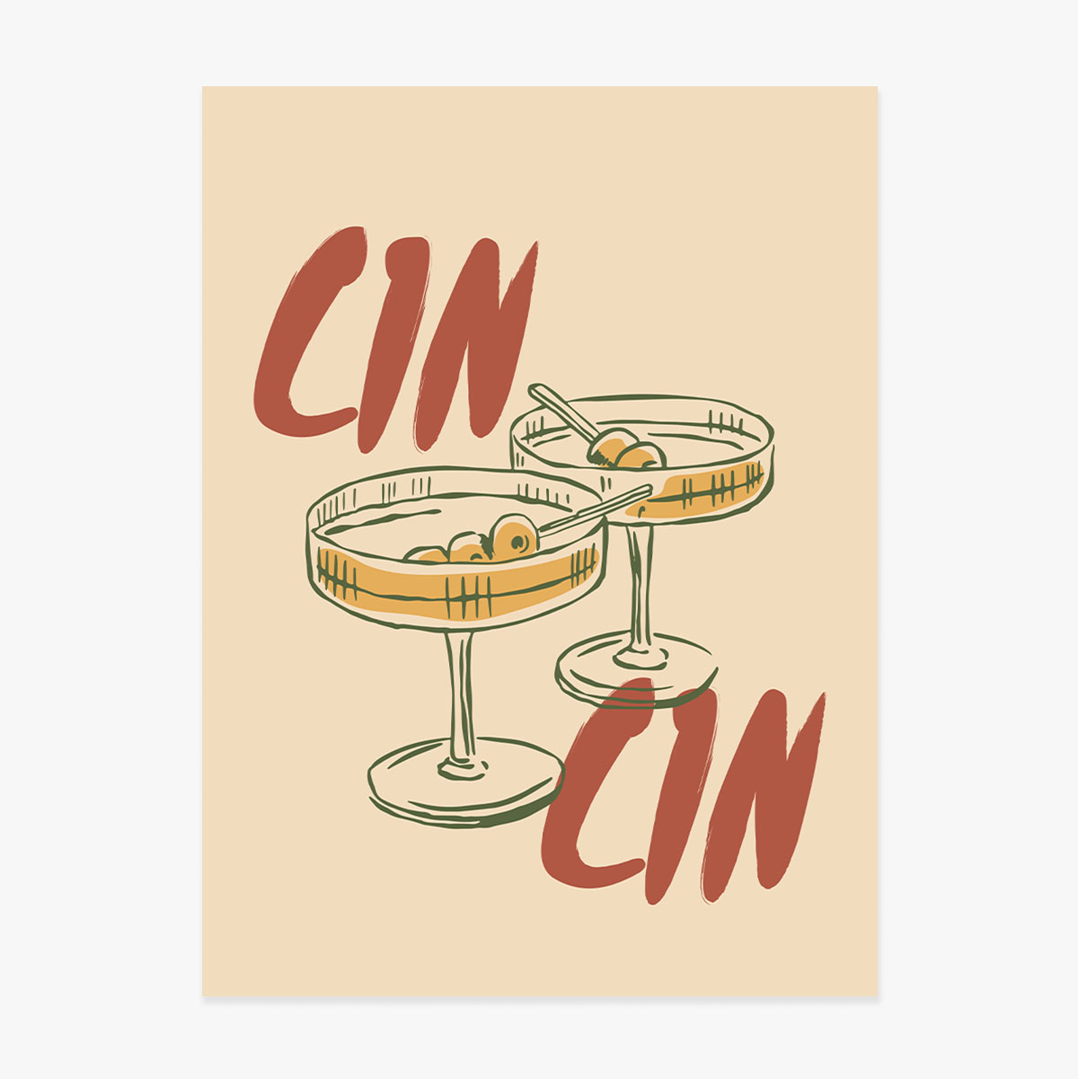 Affiche « Cin cin »