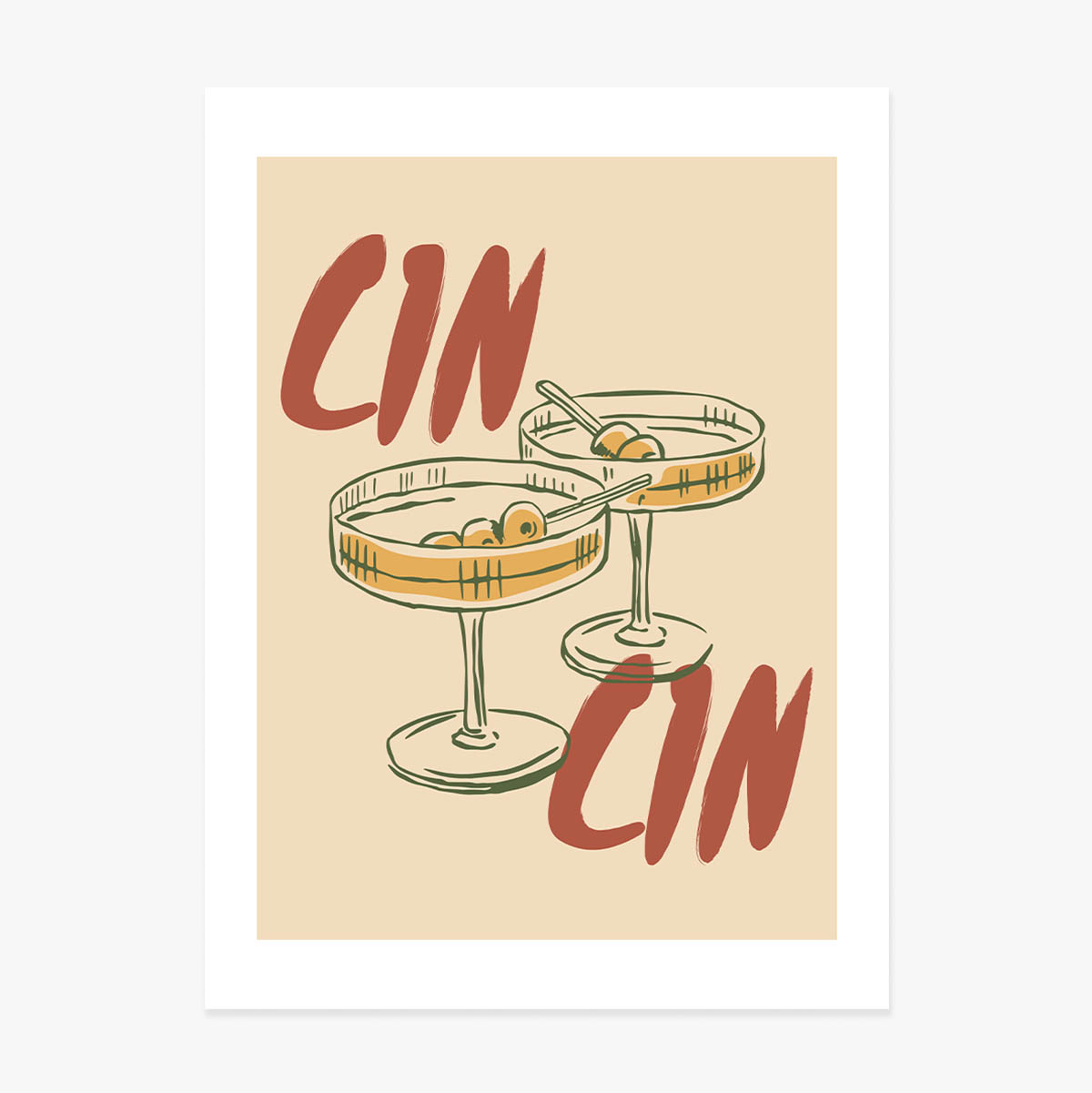 Affiche « Cin cin »
