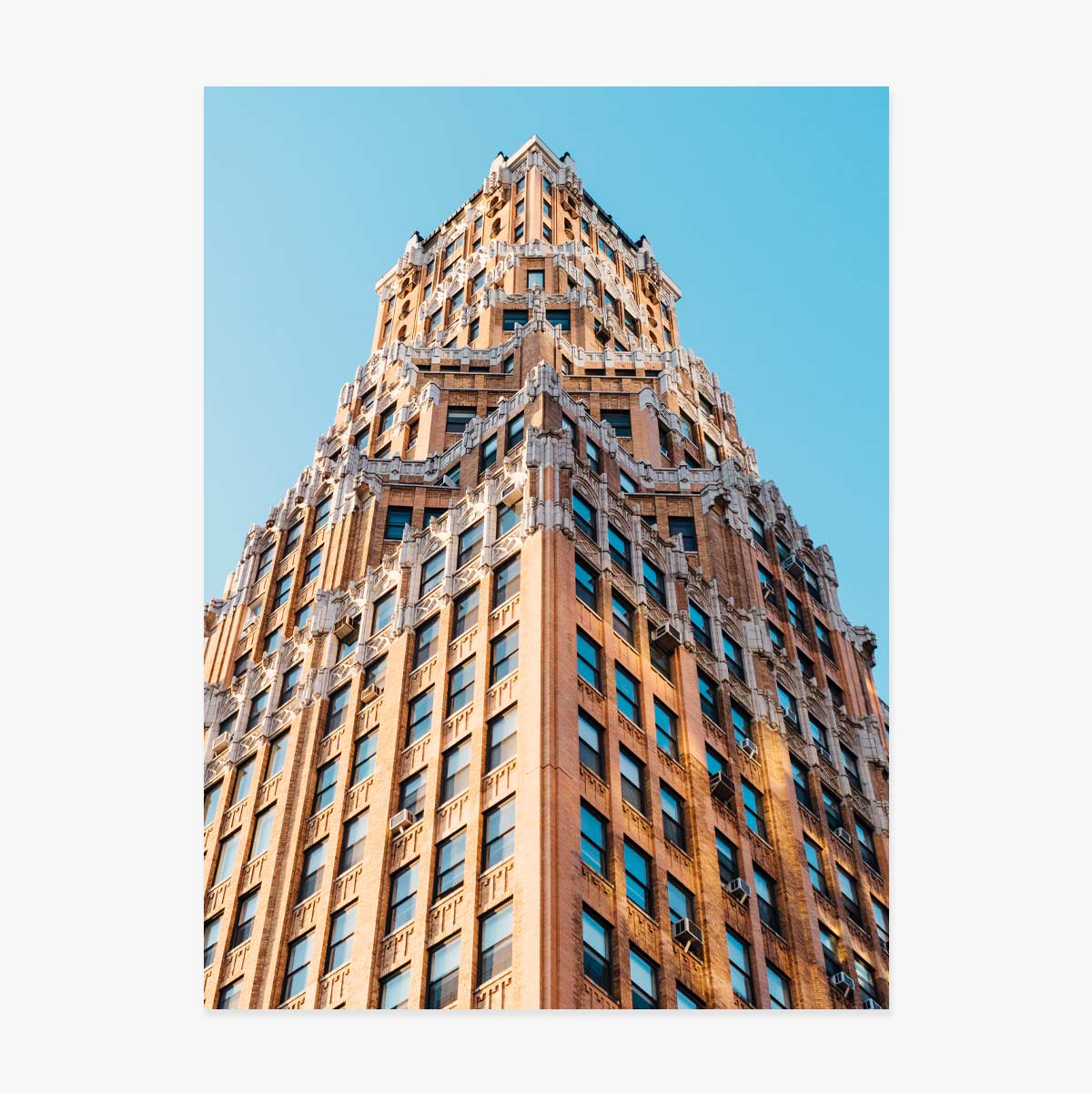 Affiche représentant un immeuble à New York