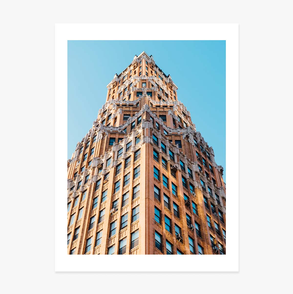 Affiche représentant un immeuble à New York