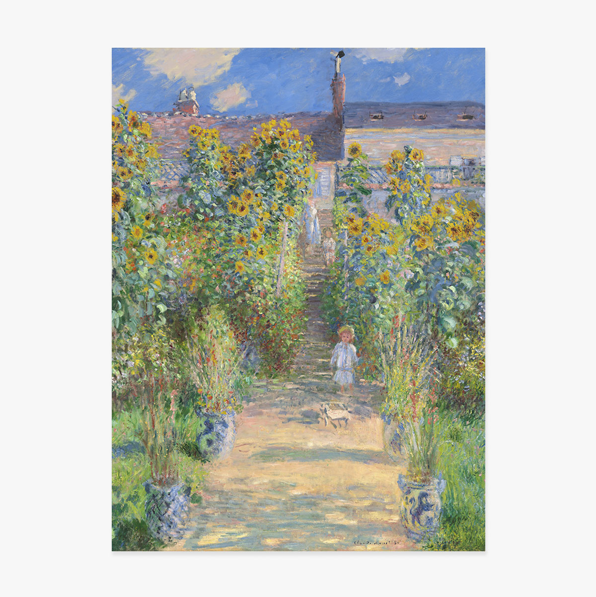 Affiche : Claude Monet, Le Jardin de l