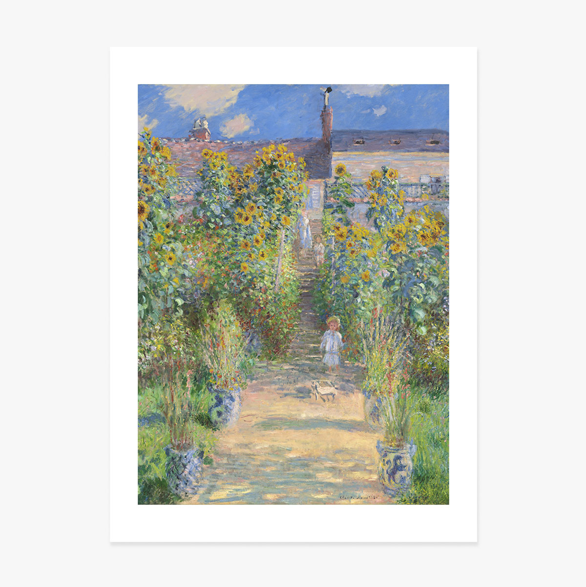 Affiche : Claude Monet, Le Jardin de l