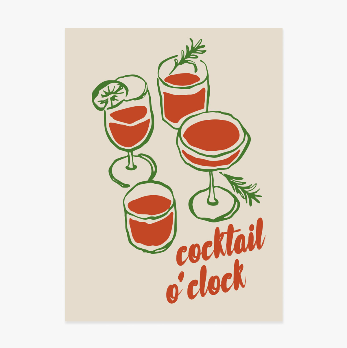 Affiche « Cocktail o