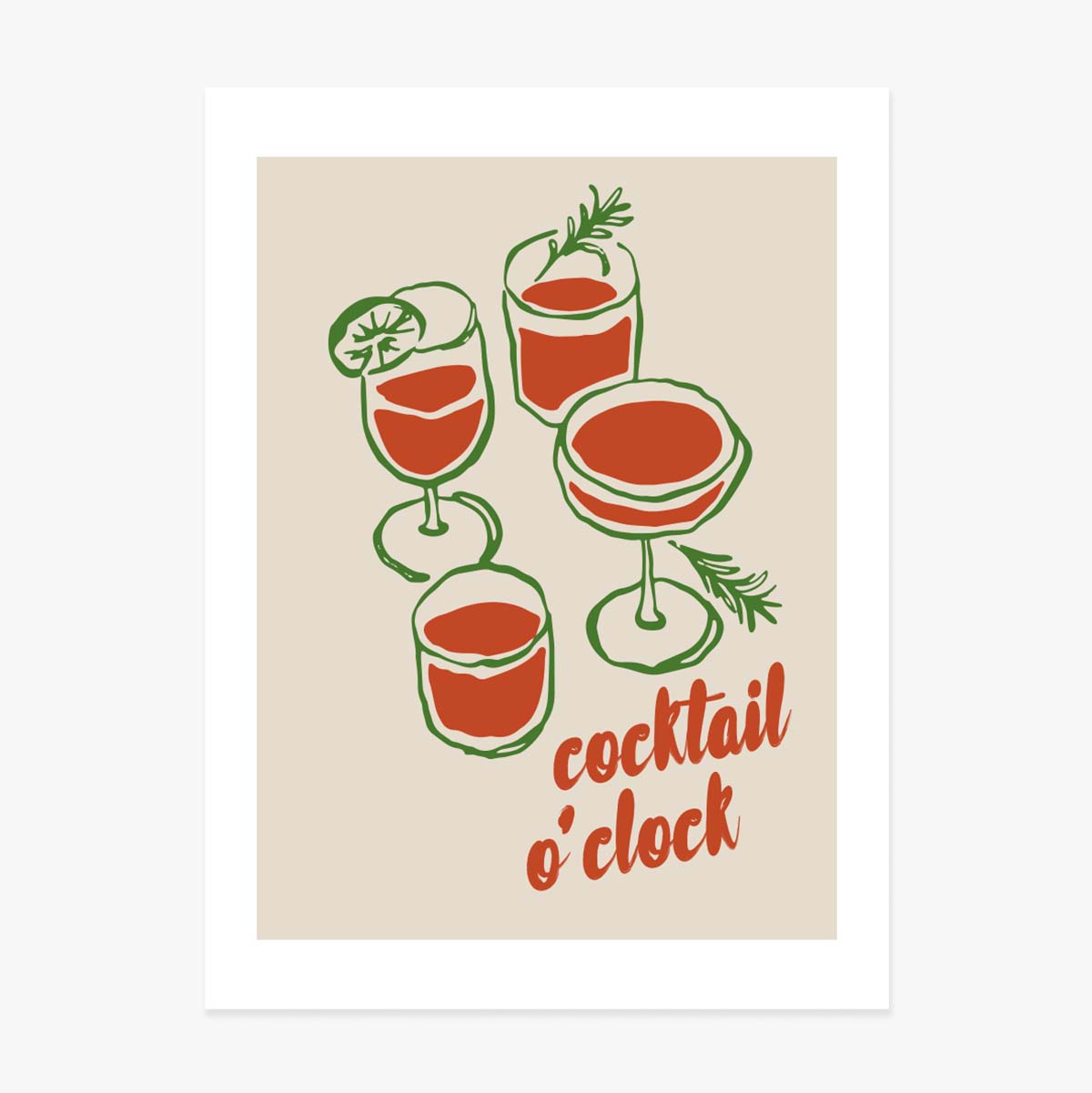 Affiche « Cocktail o