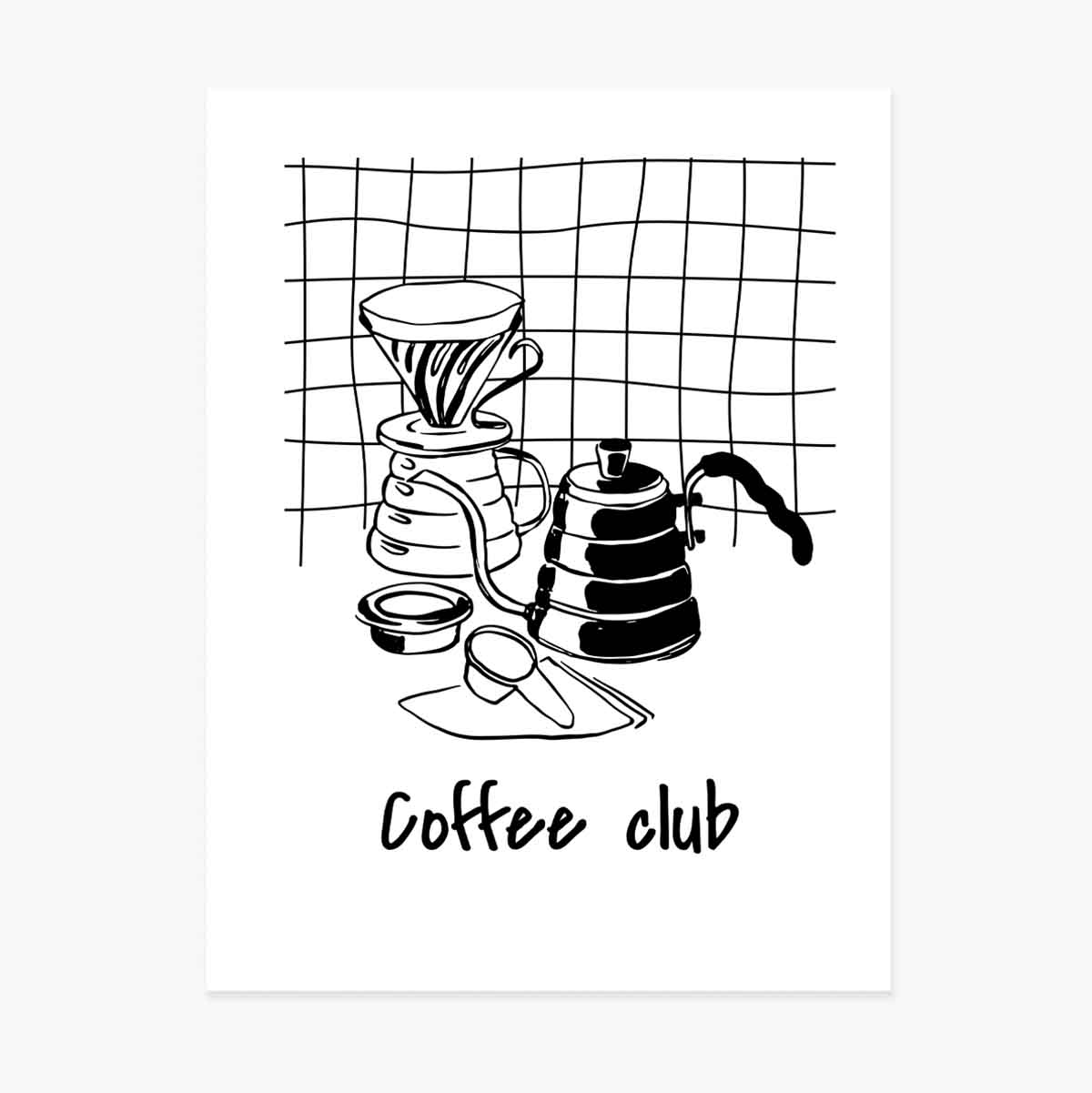 Affiche Coffee Club