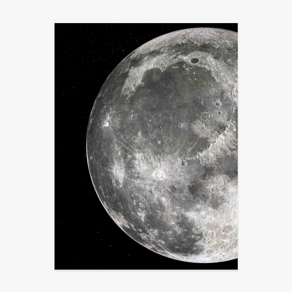 Affiche « Détail de la Lune »