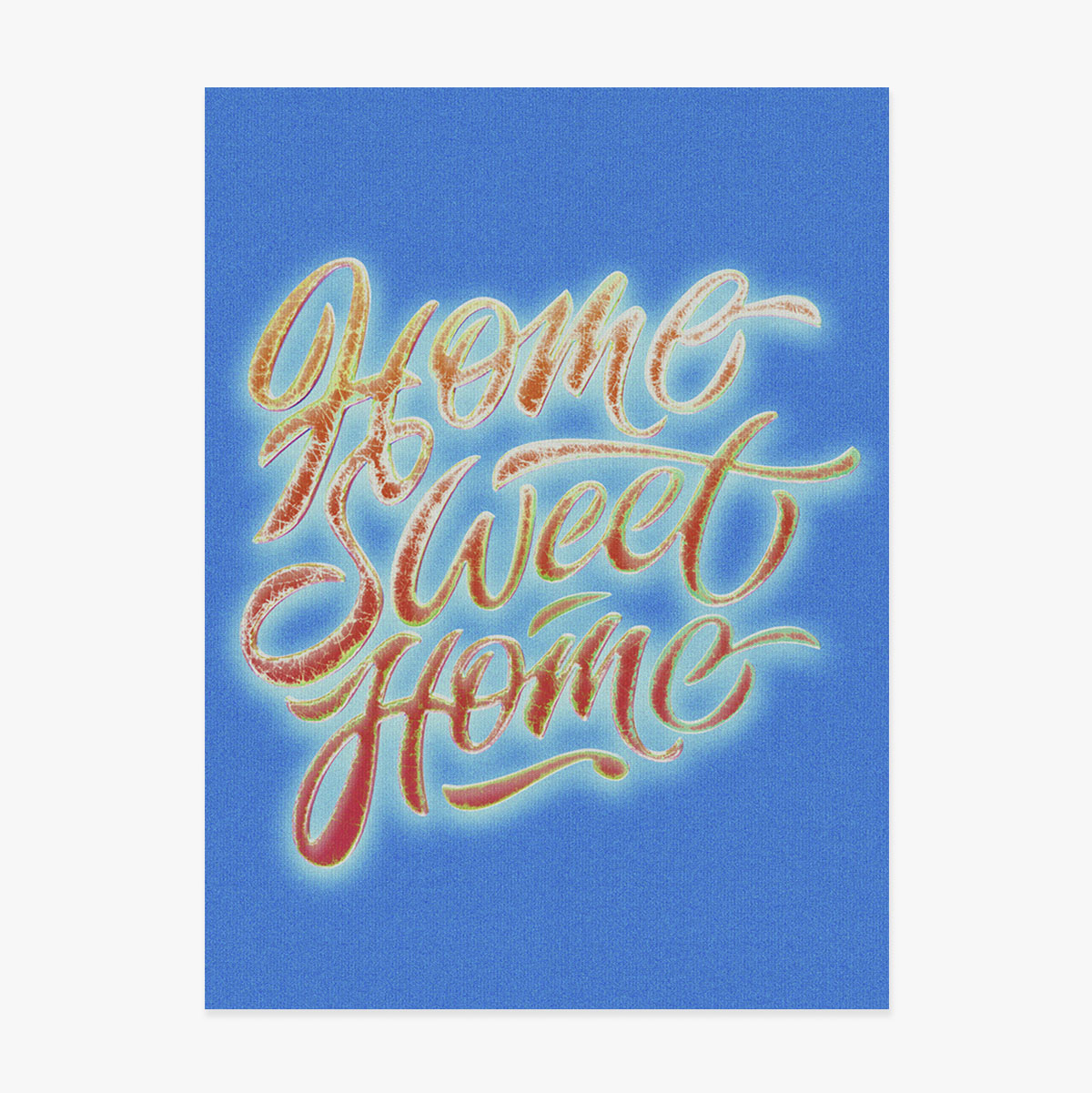 Affiche « Home sweet home »