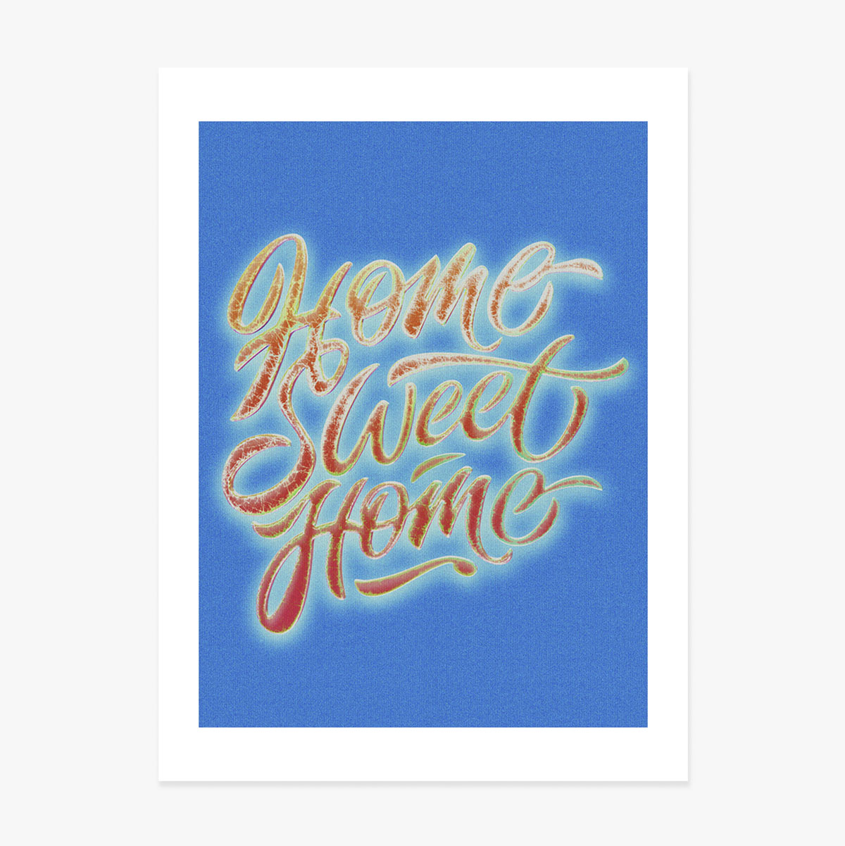 Affiche « Home sweet home »