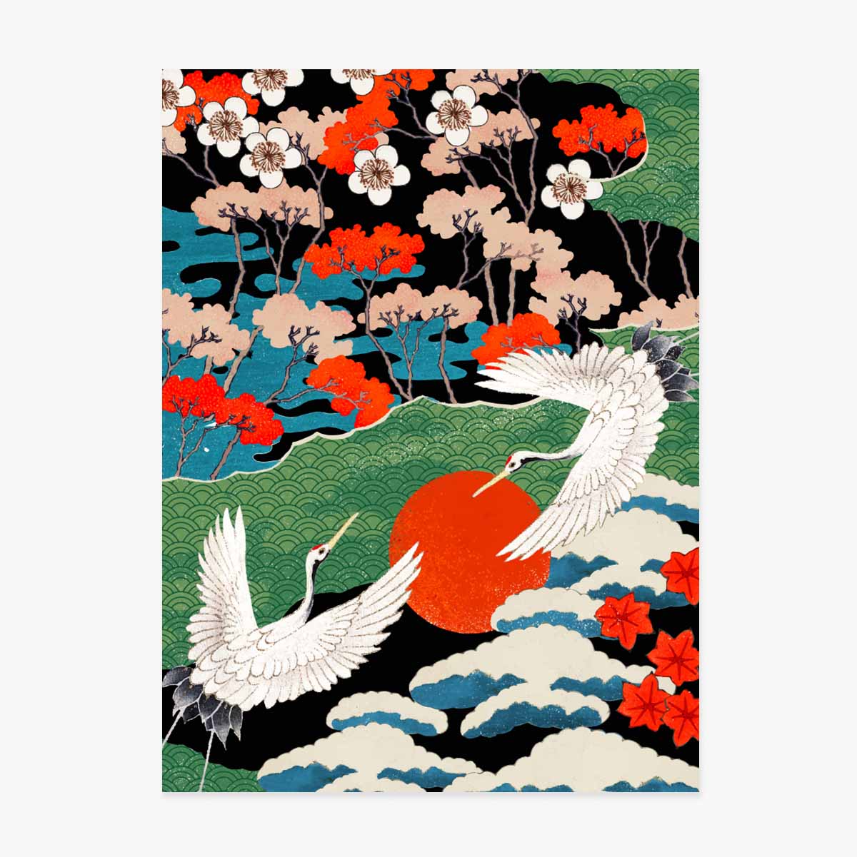 Affiche : illustration japonaise