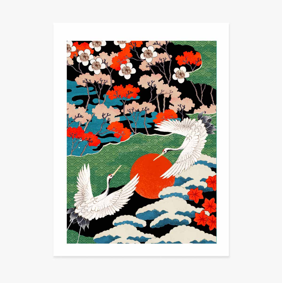 Affiche : illustration japonaise