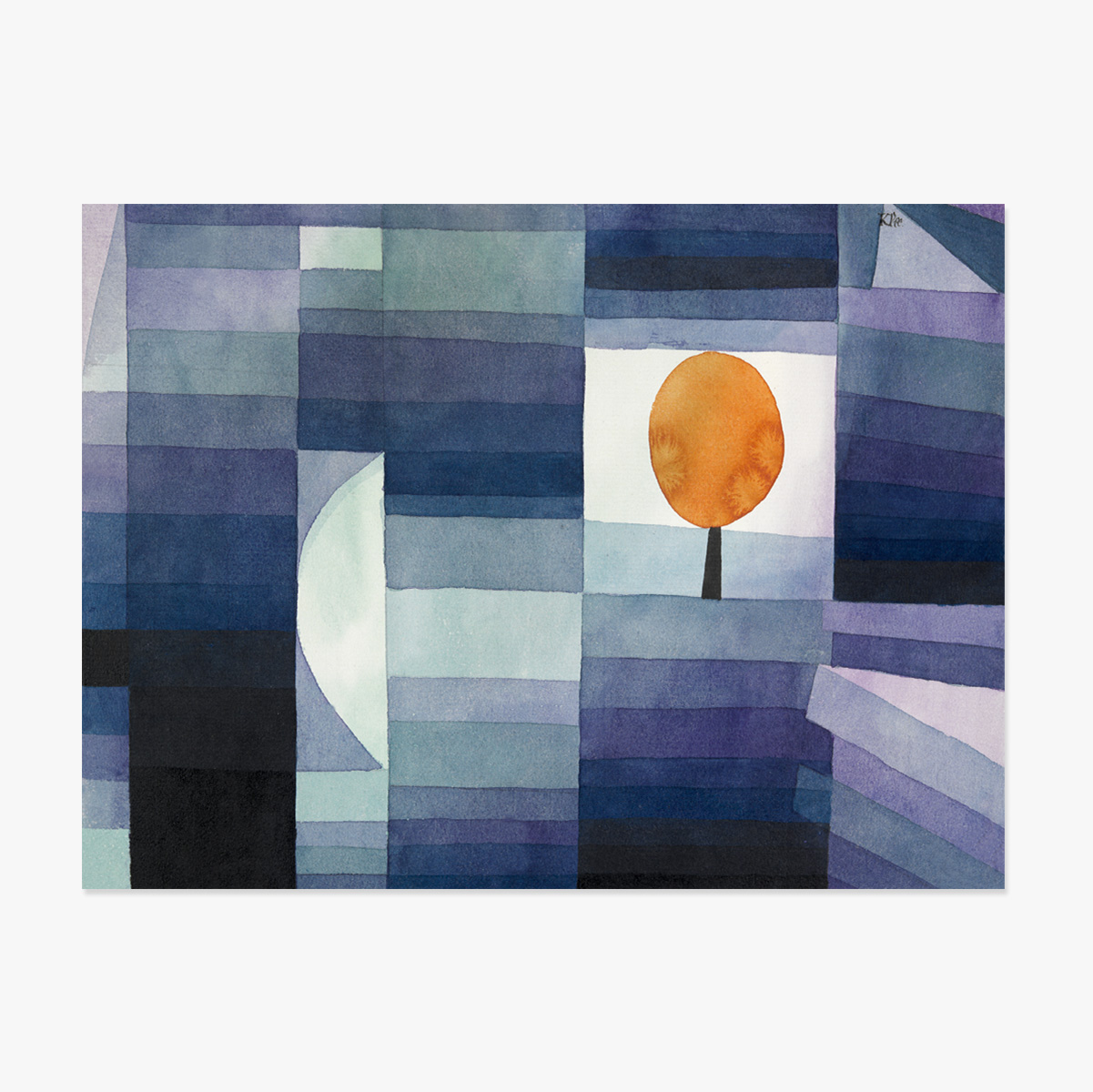 Affiche au format paysage - Paul Klee - Le messager du printemps, 1922