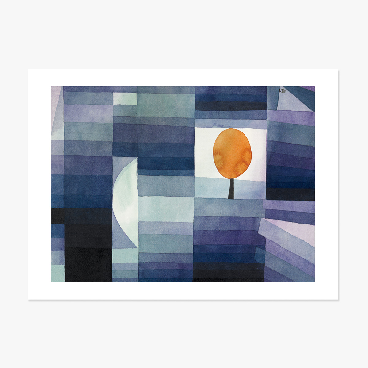 Affiche au format paysage - Paul Klee - Le messager du printemps, 1922