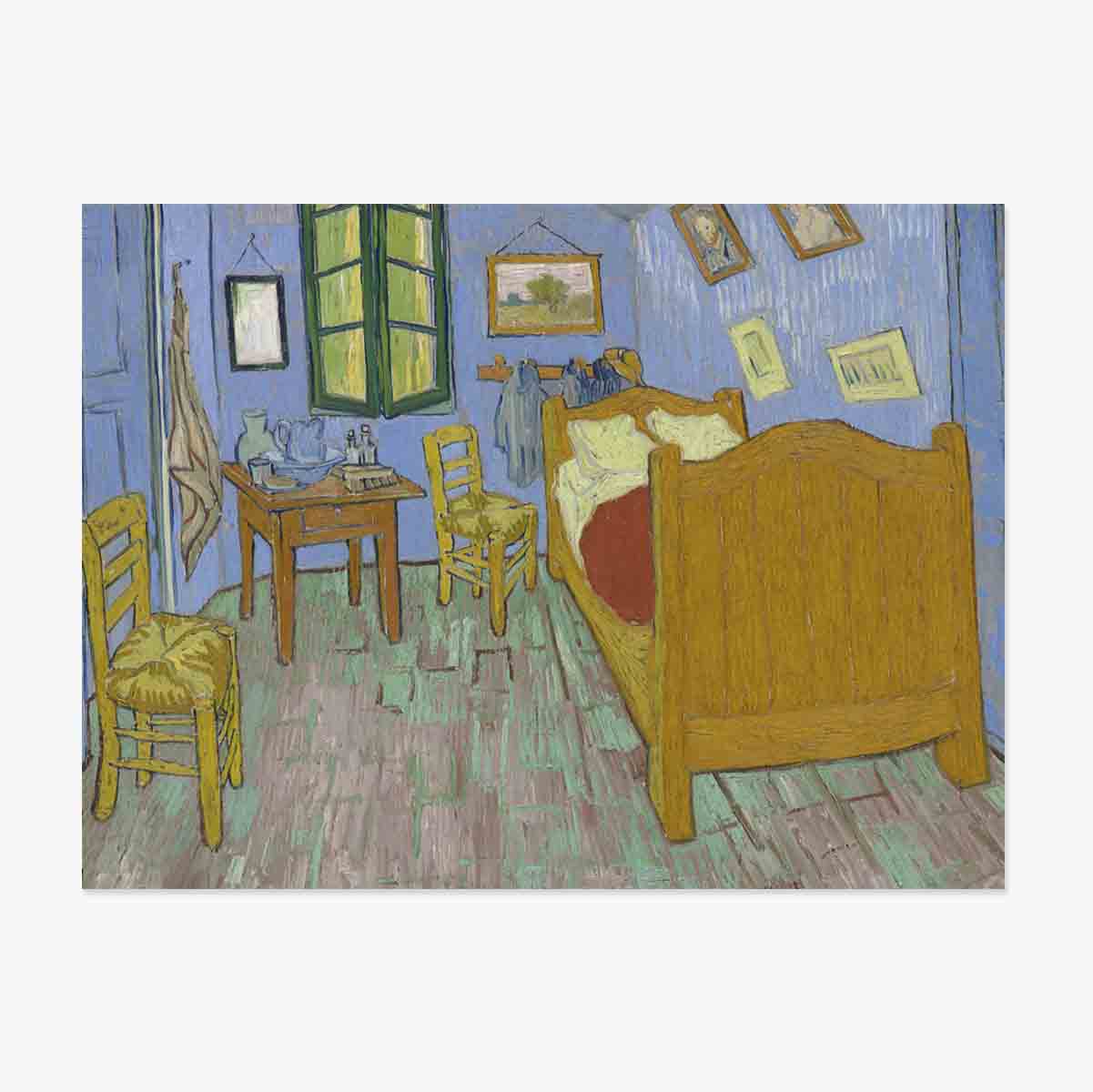 Affiche au format paysage - Vincent van Gogh - La chambre à coucher, 1889