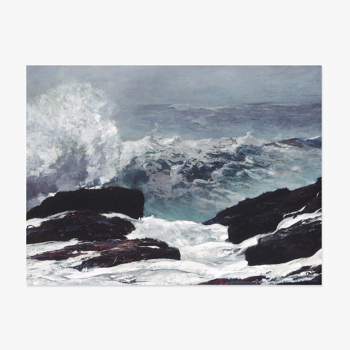 Affiche au format paysage - Winslow Homer - Northeaster 1895