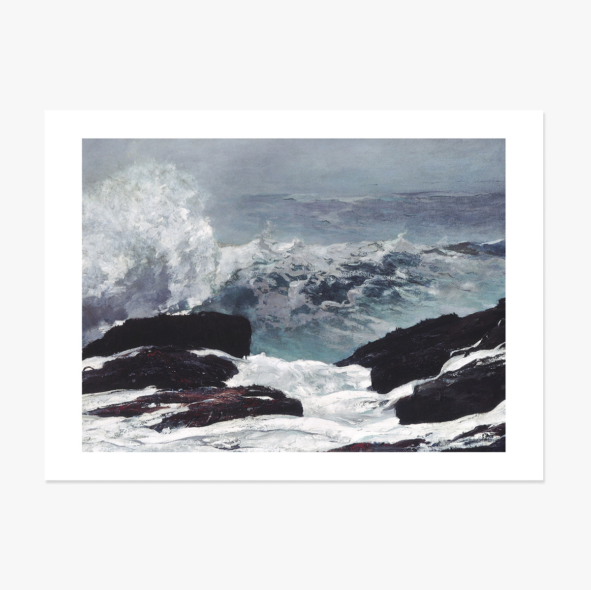 Affiche au format paysage - Winslow Homer - Northeaster 1895