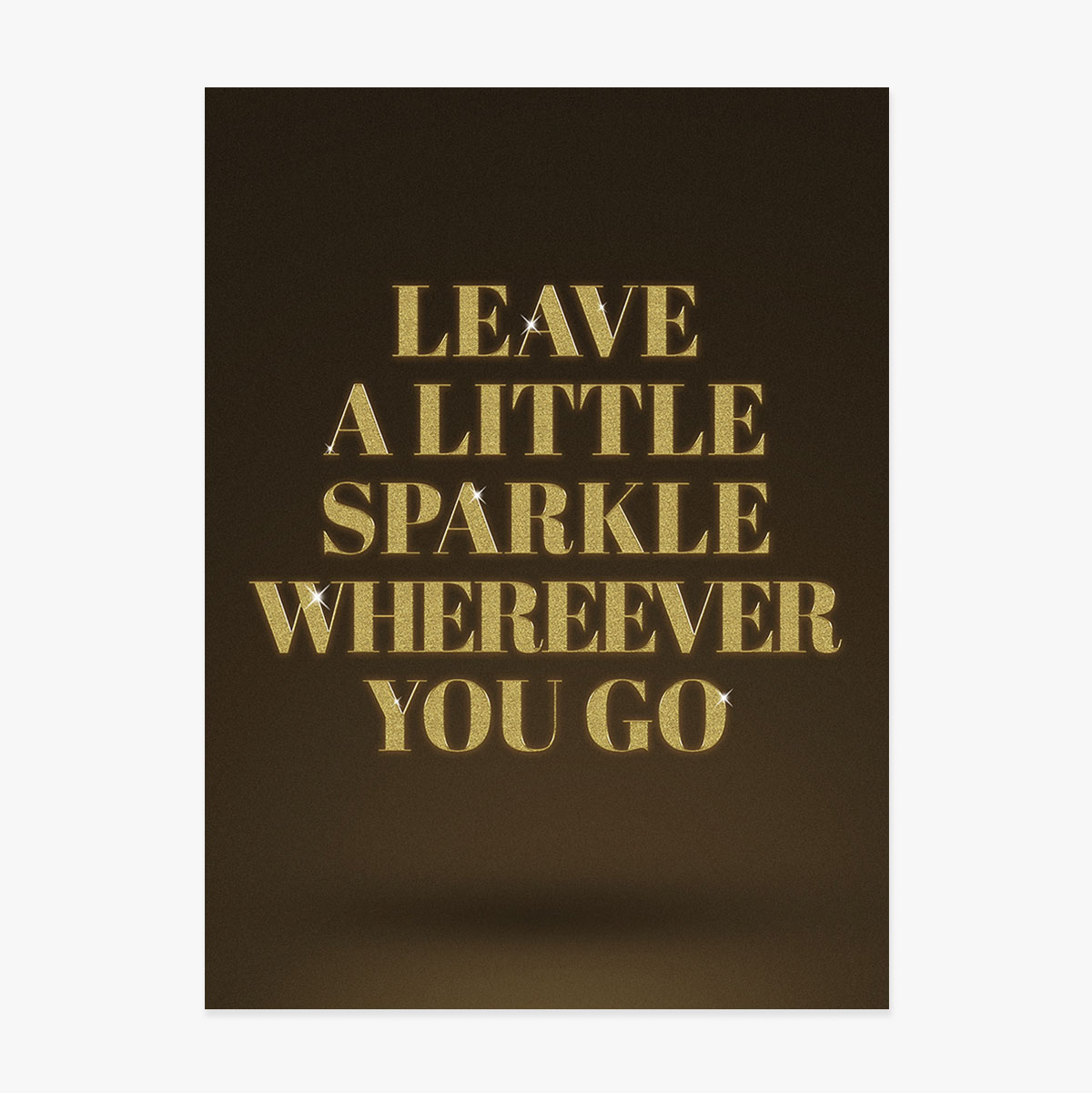 Affiche « Leave a spark »
