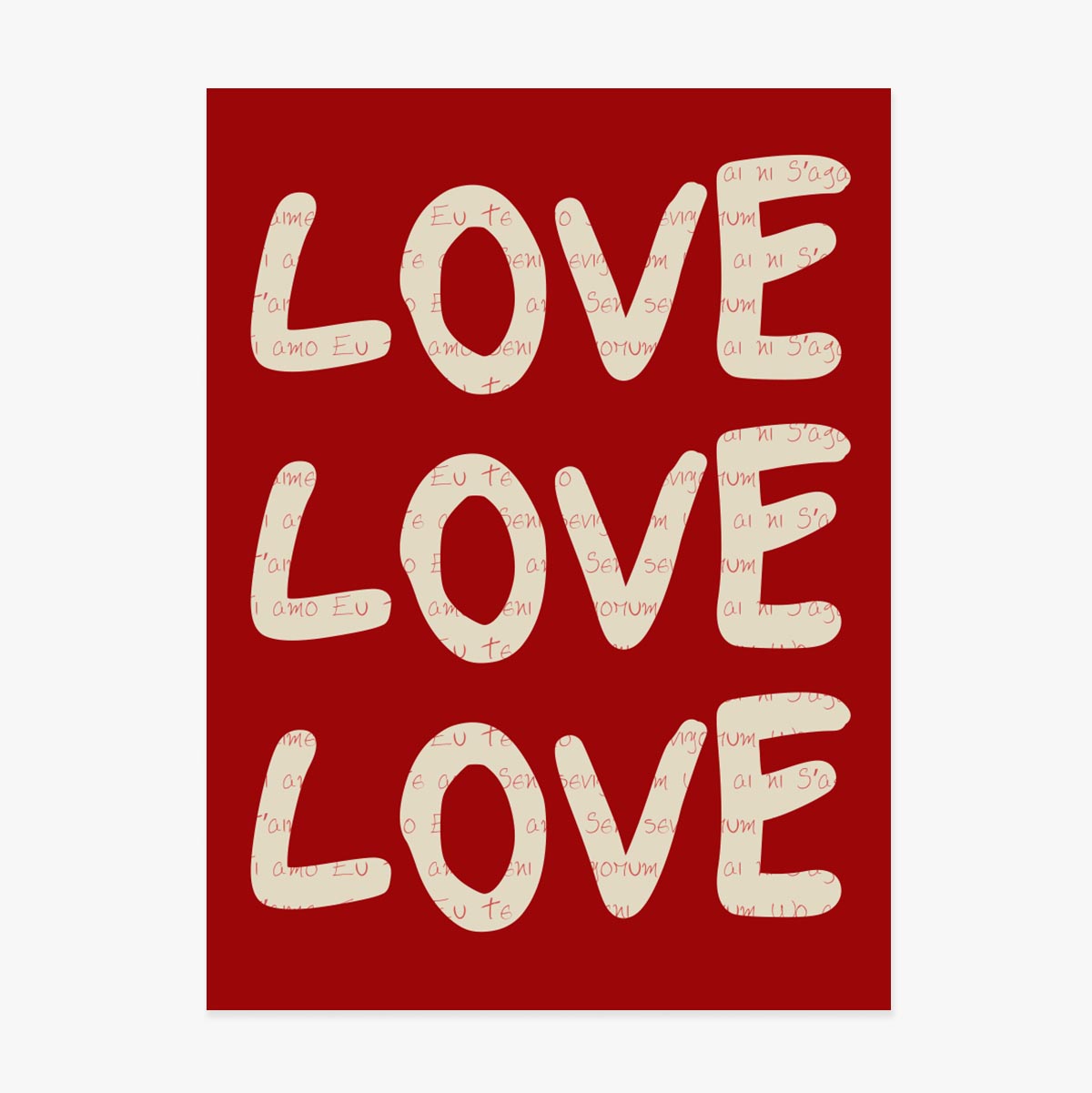 Affiche « Love »