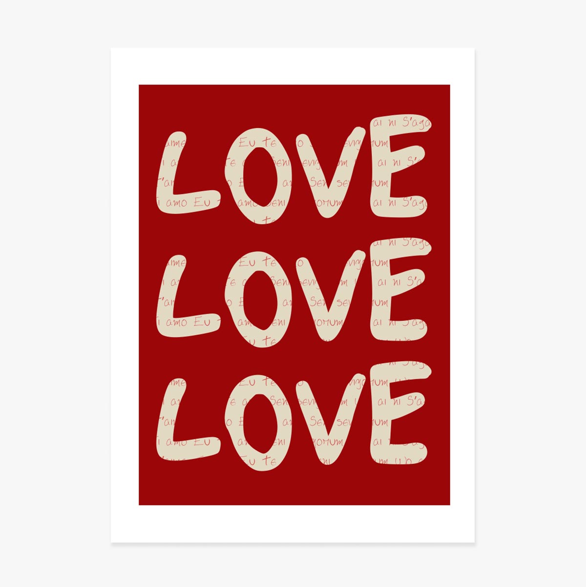 Affiche « Love »