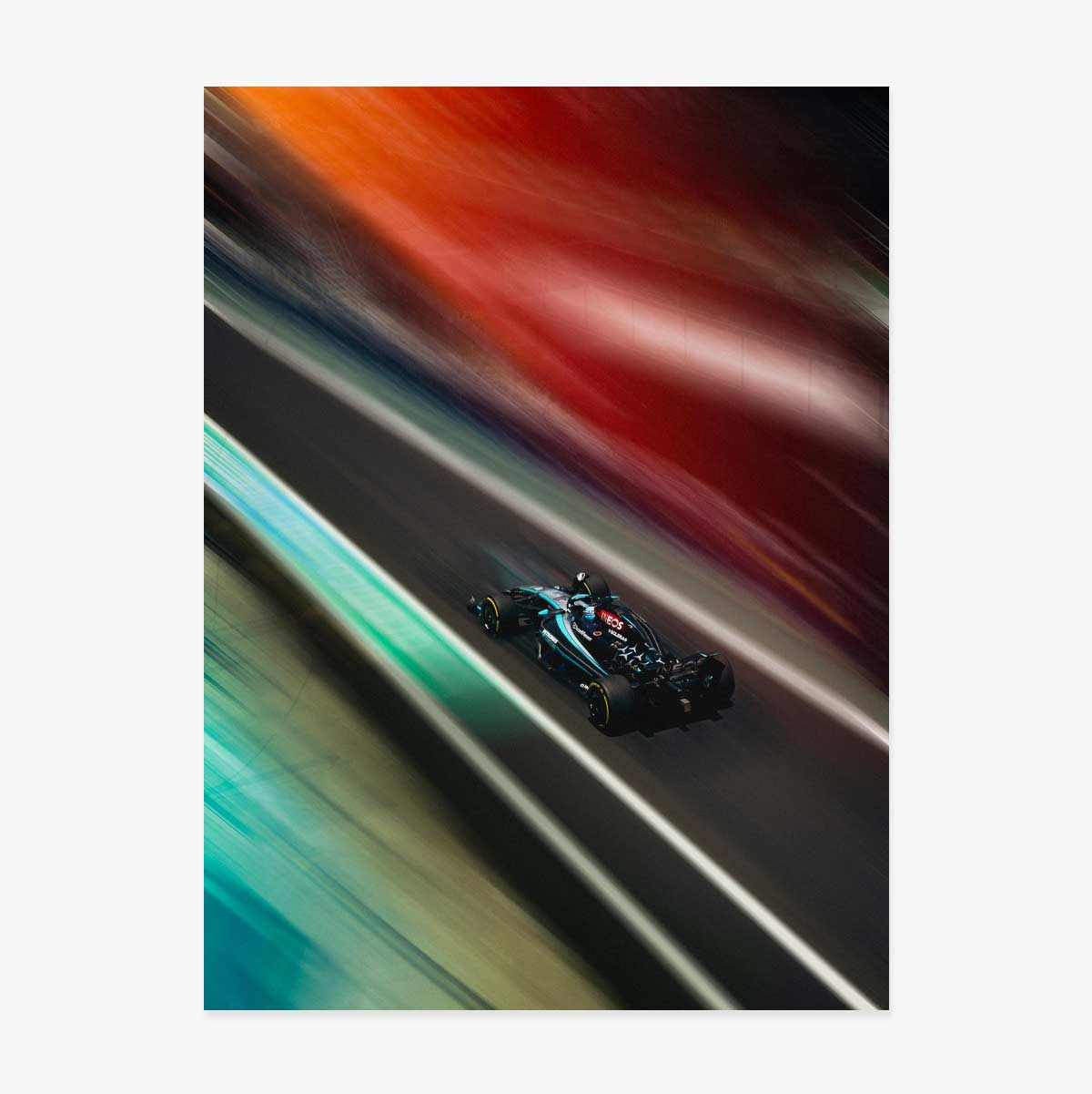 Affiche « Voiture de course »