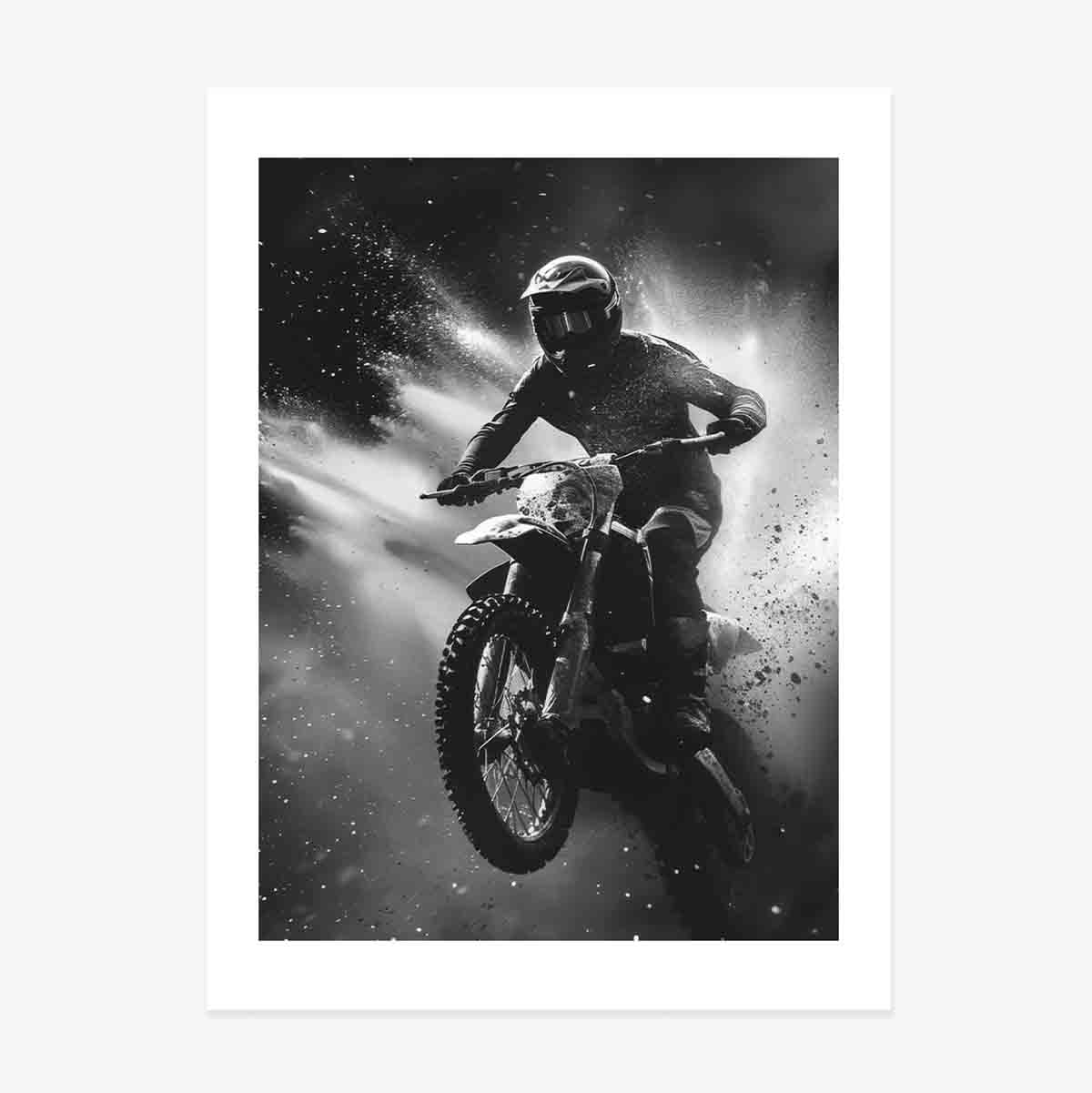 Affiche « Motard »