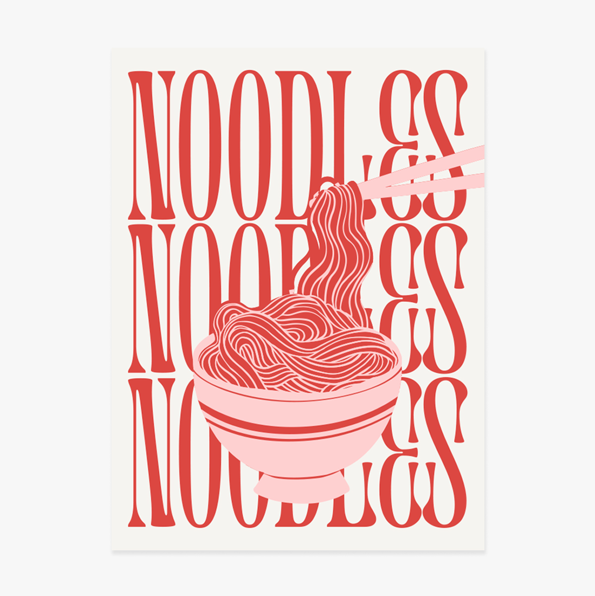 Affiche « Noodles Lover »