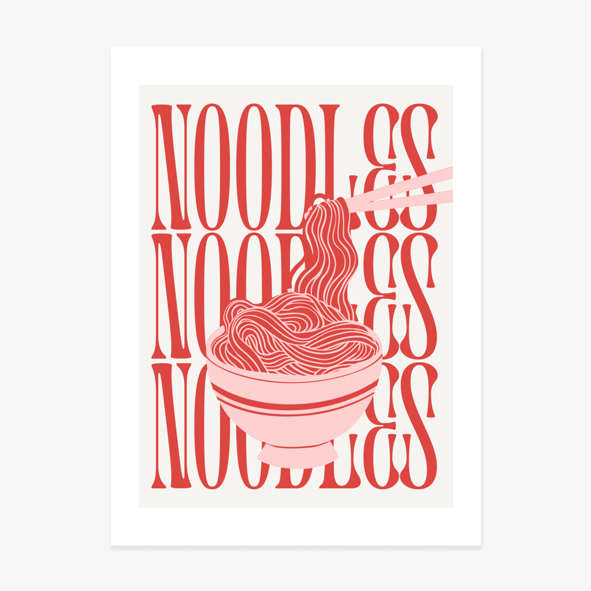 Affiche « Noodles Lover »