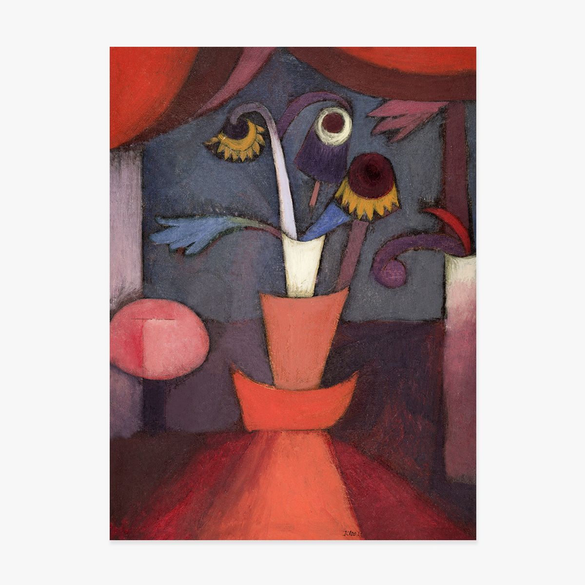 Affiche de Paul Klee, « Autumn Flower », 1922