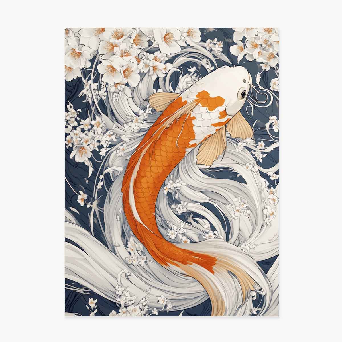 Affiche « Poisson japonais »