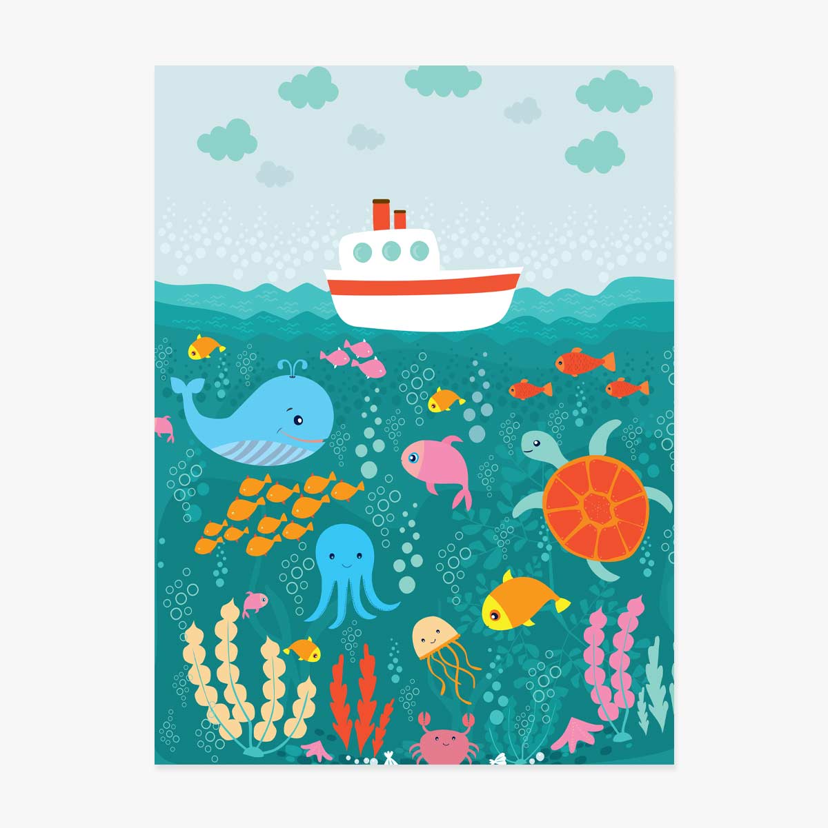 Affiche « Les amis de la mer »