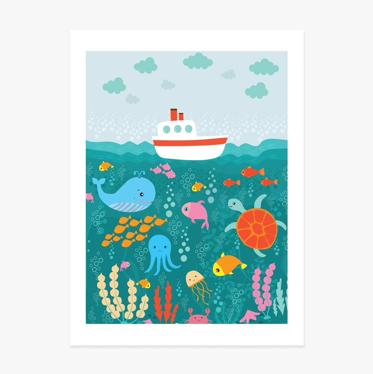 Affiche « Les amis de la mer »