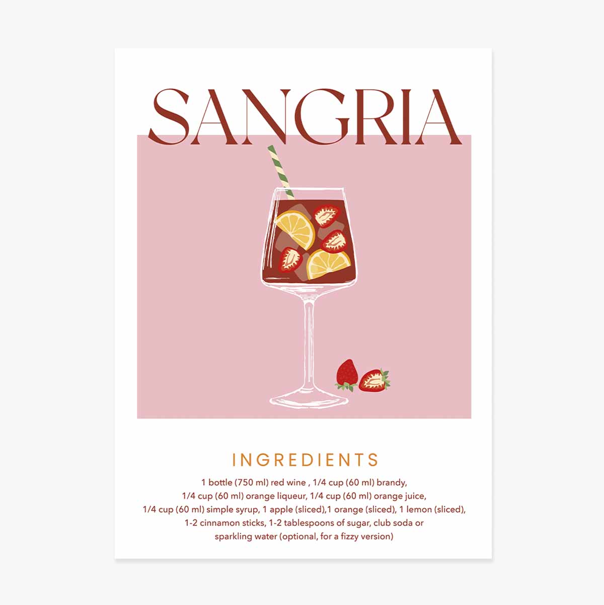 Affiche « Sangria »