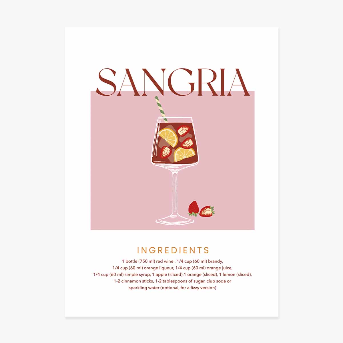 Affiche « Sangria »