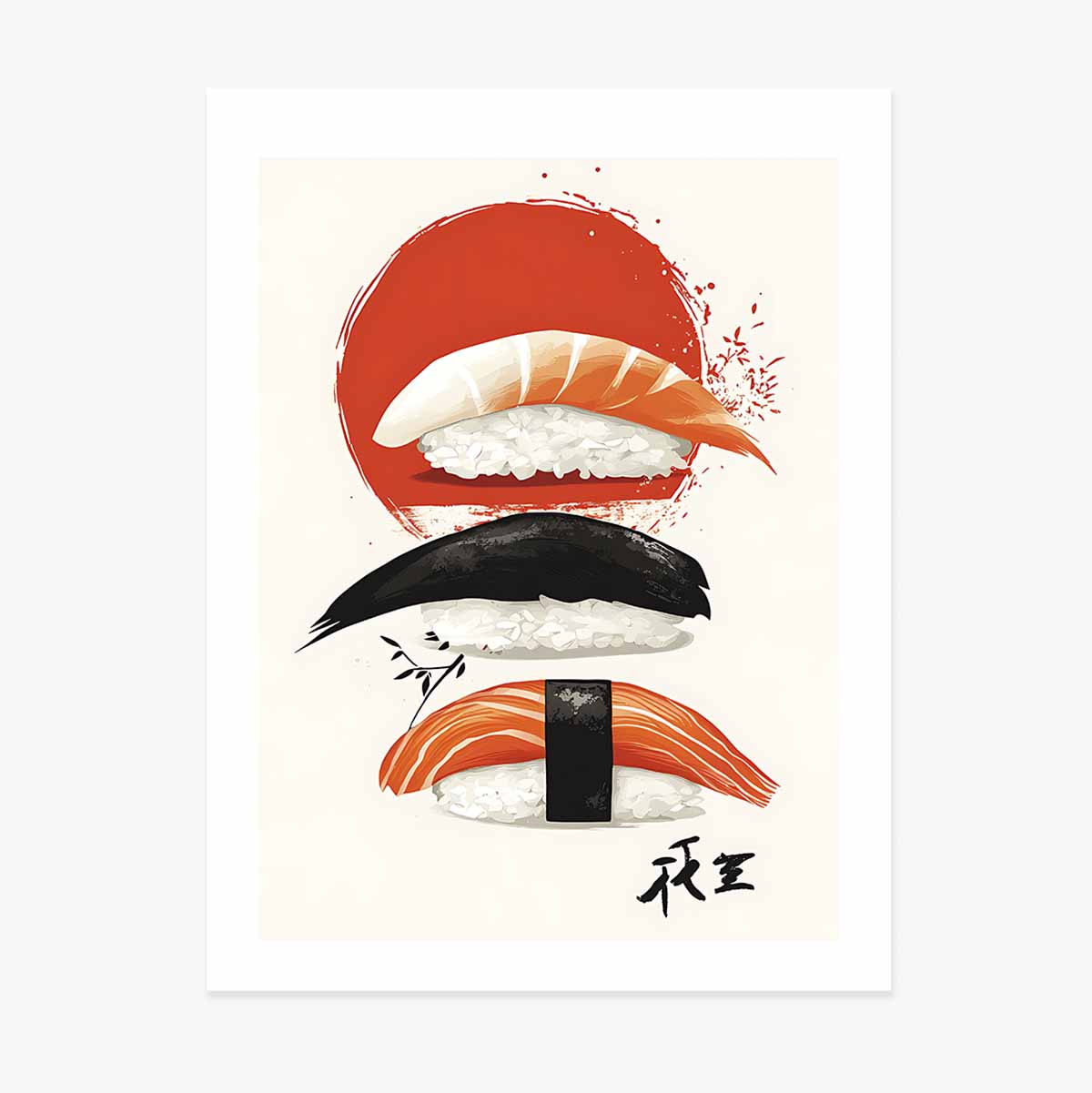Affiche « Sushi art »