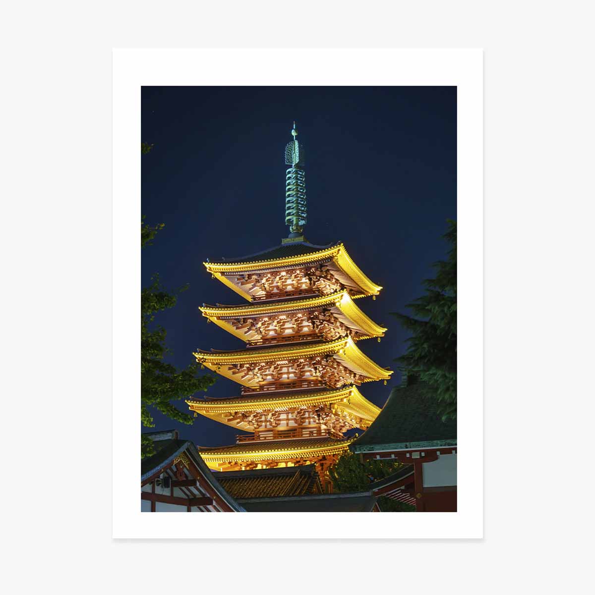 Affiche « Temple japonais »