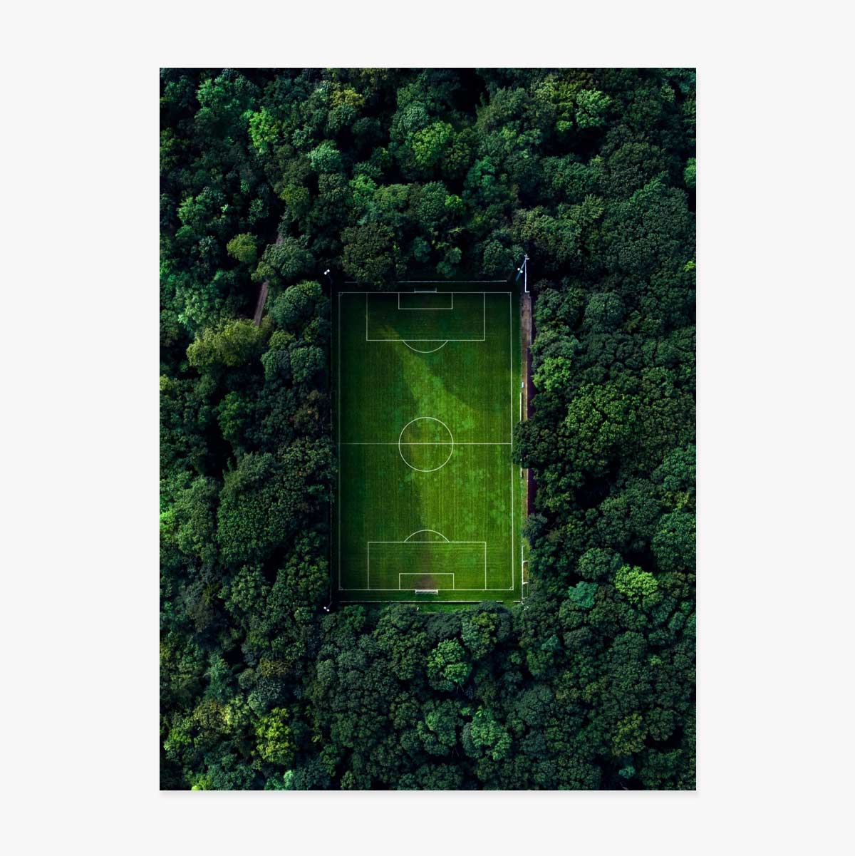 Affiche « Terrain de football »