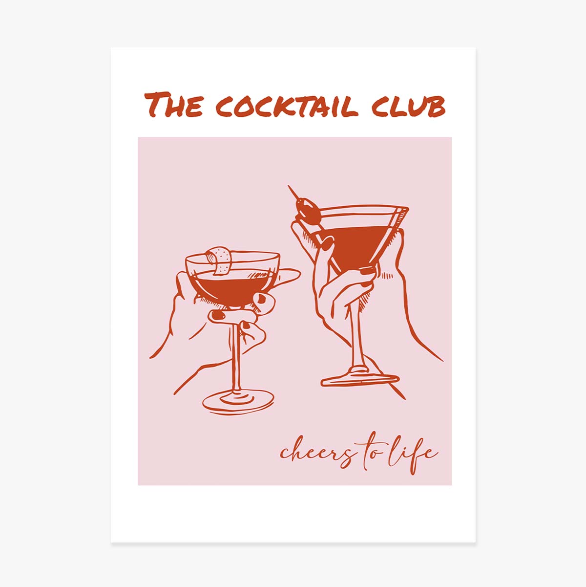 Affiche « The Cocktail Club »