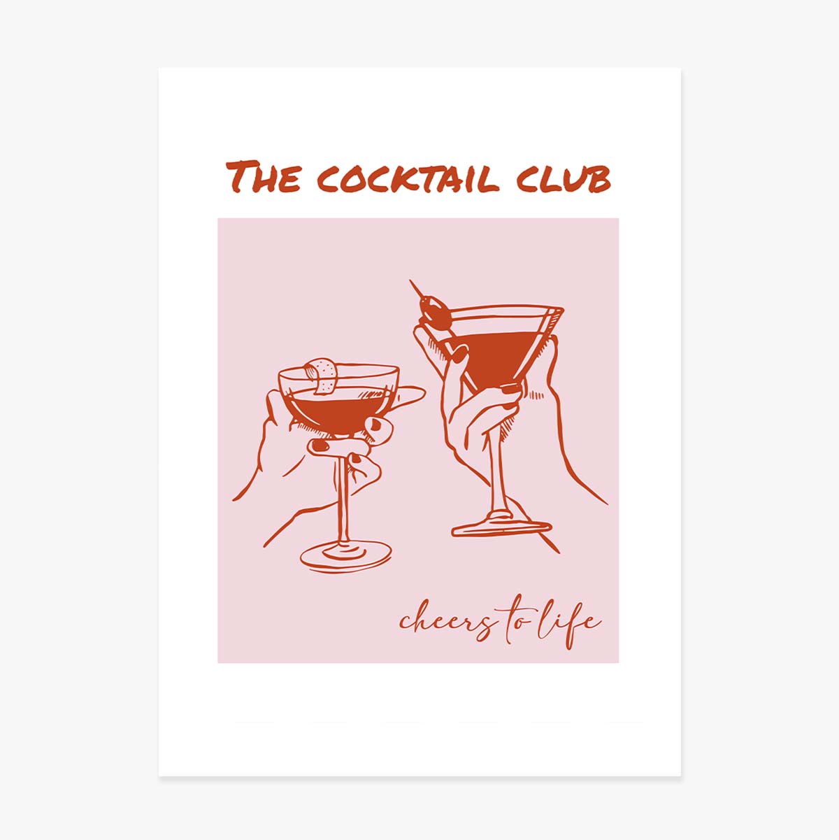 Affiche « The Cocktail Club »