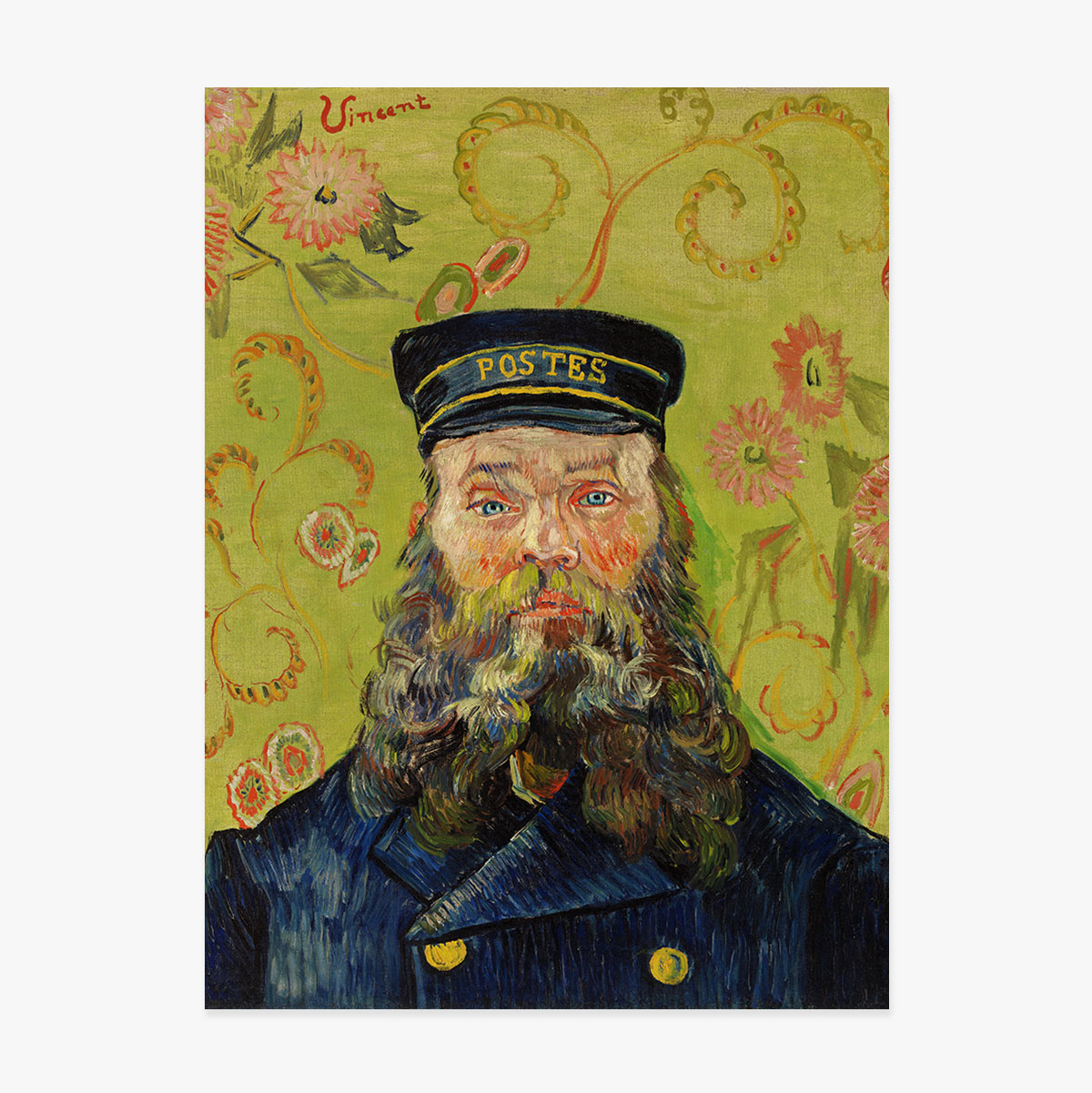 Affiche de Vincent van Gogh, « Le facteur Joseph Roulin », 1889