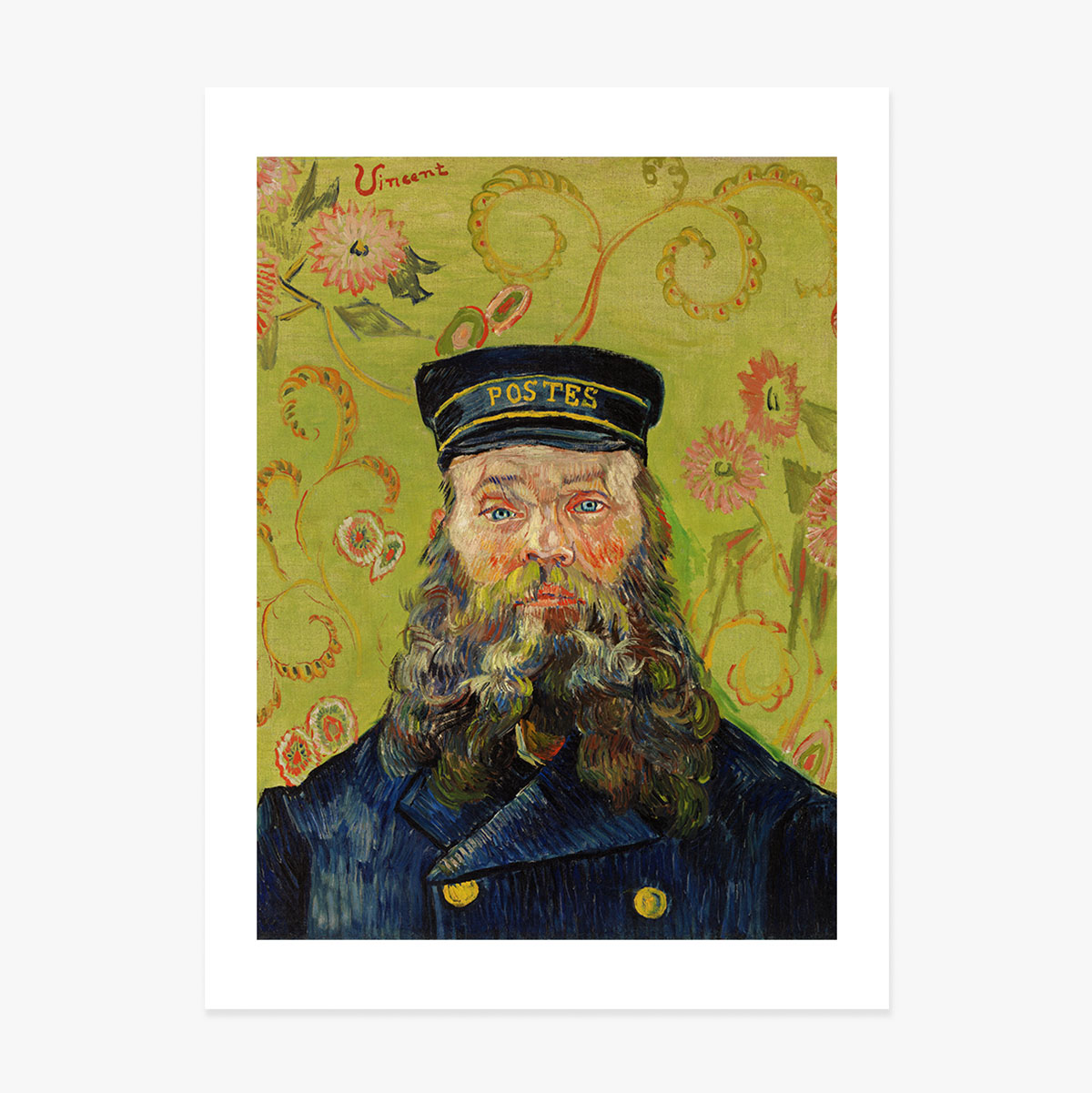 Affiche de Vincent van Gogh, « Le facteur Joseph Roulin », 1889